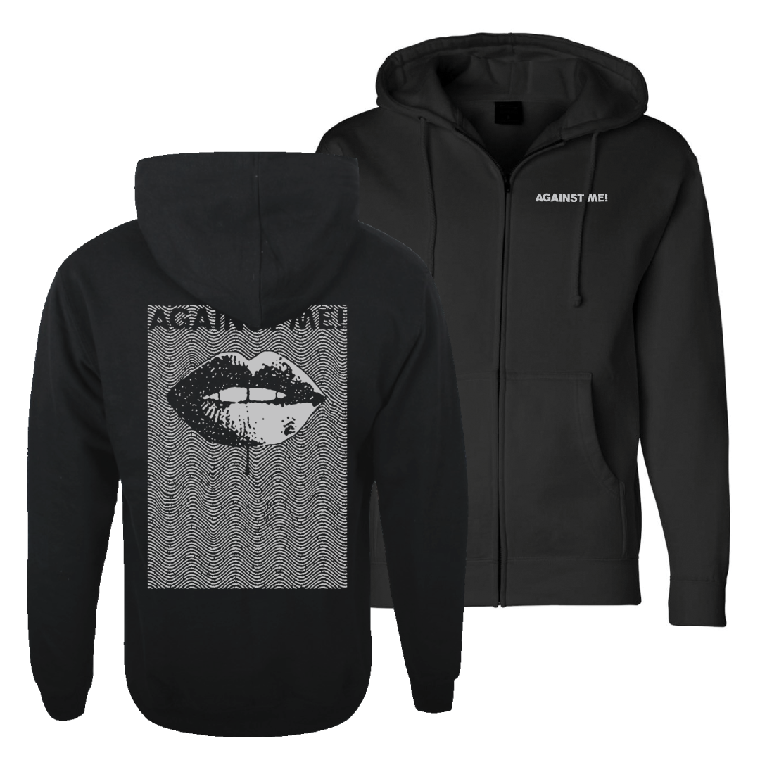Lips Zip-Up Hoodie